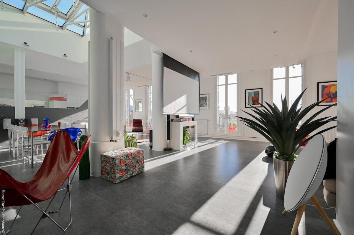 Loft Stern, Carre D'Or Marseille, 10 Pers, 3 Chambres, 260 M2, Dernier Etage Bagian luar foto